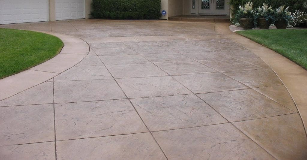 Wide double concrete driveway in Aberfoyle Park